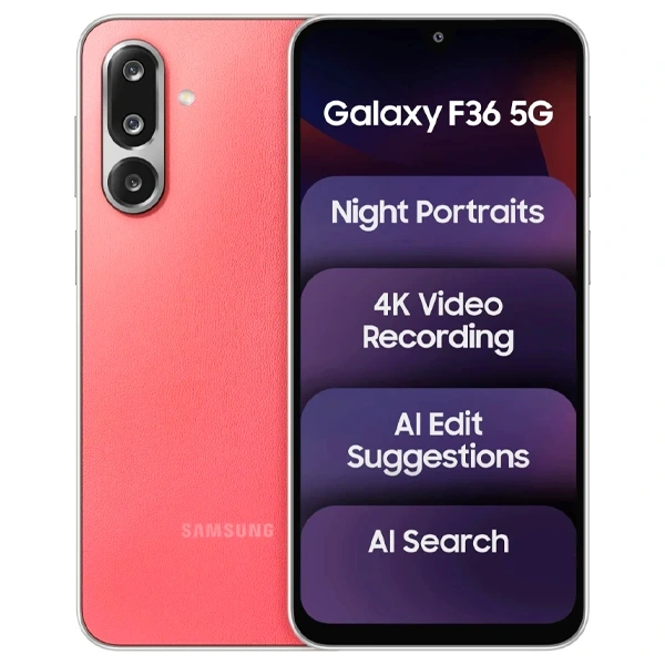 Samsung Galaxy F36 (Coral Red)