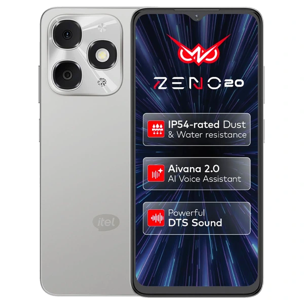 itel Zeno 20 (Space Titanium)